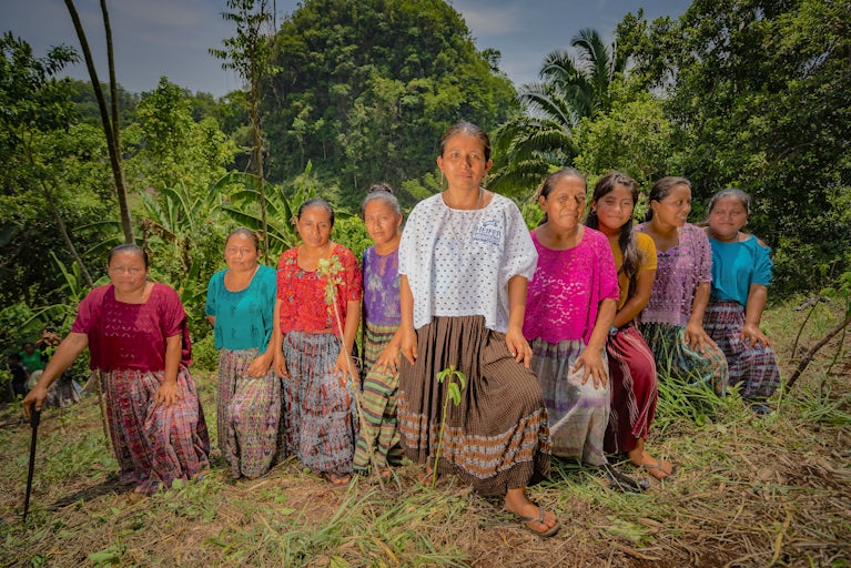 Group of women looking confidently at the camera