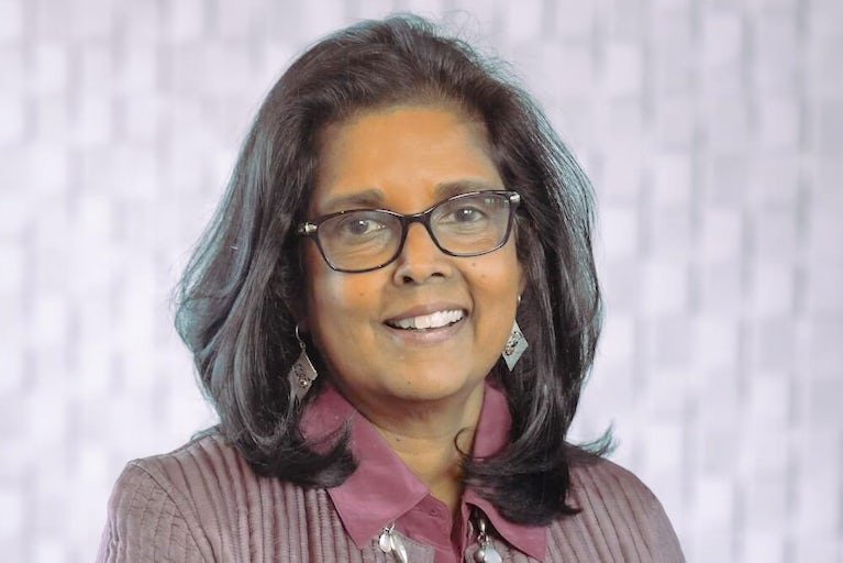 Surita Sandosham, CEO of Heifer, professional headshot.