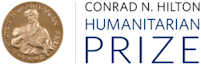 Conrad N. Hilton Humanitarian Prize Logo.